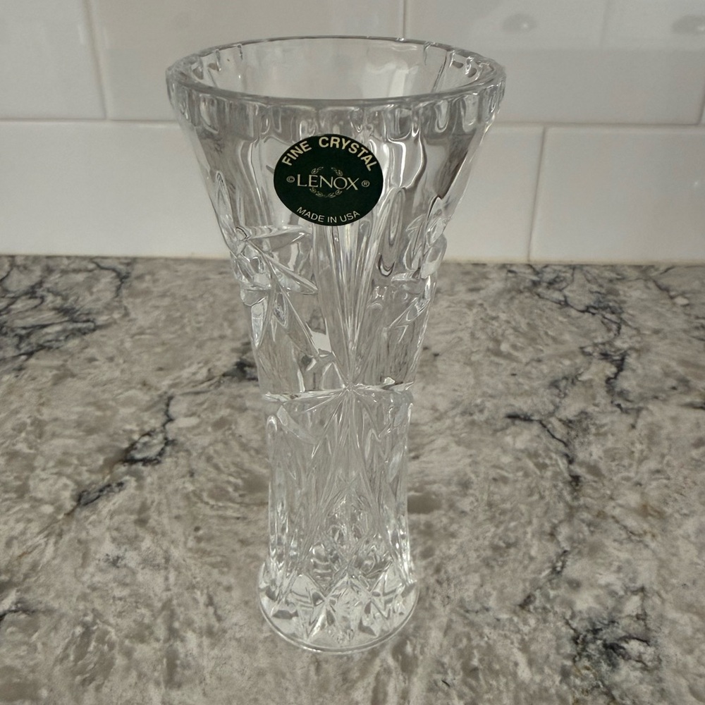 Lenox Crystal Star Vase